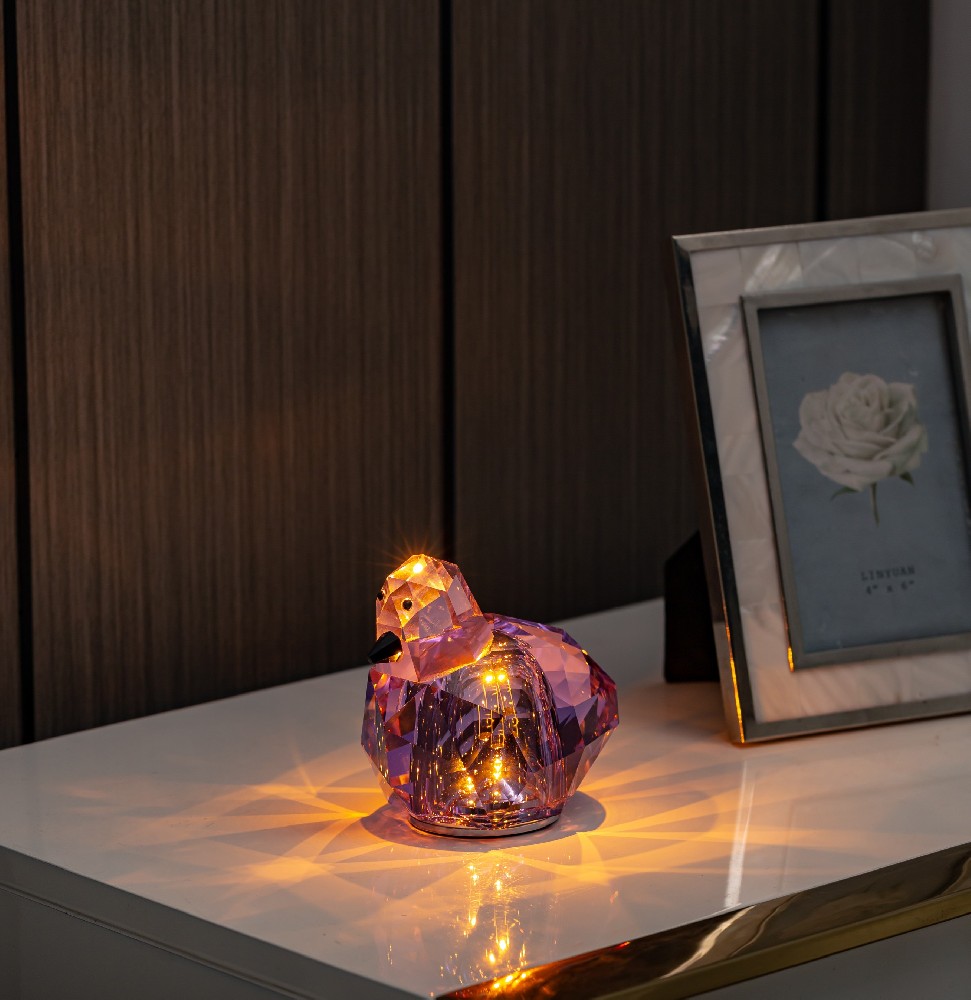 权达「鸳鸯」系列千翎水晶小夜灯