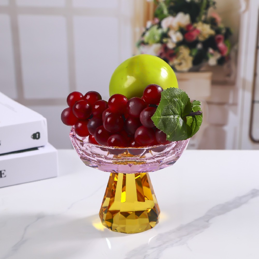 权达「热情桑巴」系列水晶点心盘