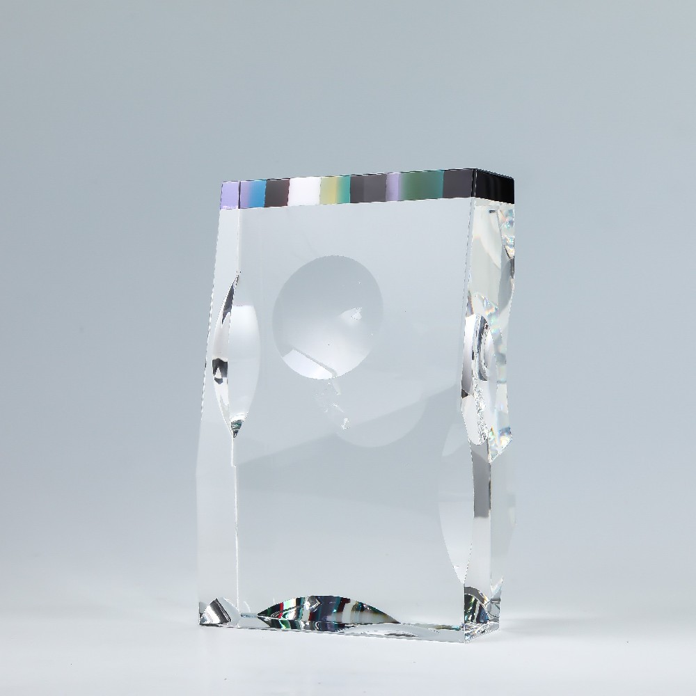 权达「棱虹织梦」系列光影共生水晶艺术摆件
